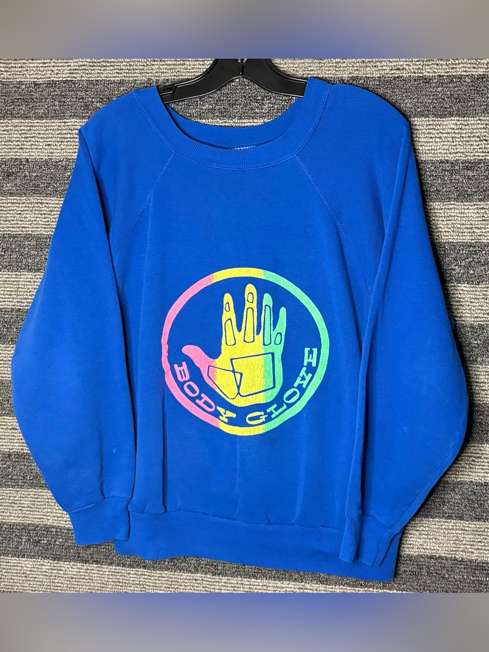 Vintage 80’s Body Glove Royal Blue Surfer Crewneck Sweatshirt Women’s Large